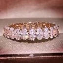 925 Sterling Silver Original Zircon Oval Fashion Ring for Women Gift Engagement Wedding Luxury High Quality Fine Jewelry