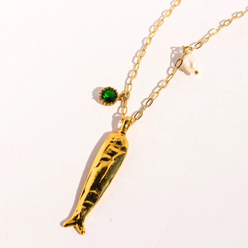 Turquoise Stacked Multi-layer Necklace Pearl Fishtail Pendant Starfish Earrings Beaded Bracelet Seaside Vacation Jewelry SetM010