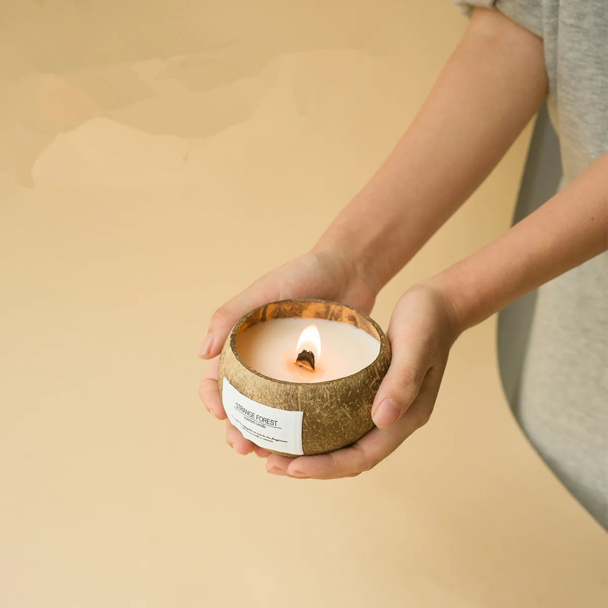 Handmade coconut shell scented candles natural soy wax scented candles, festival gifts home decoration fragrances a gift for her