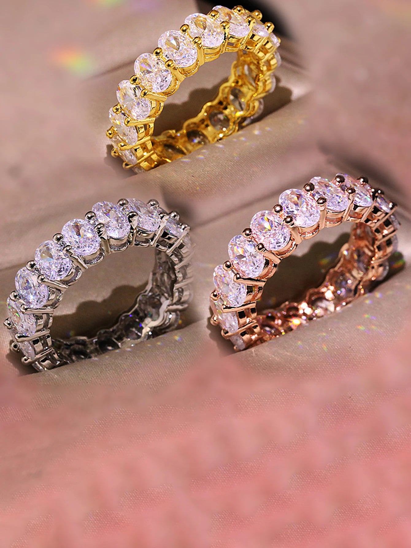 925 Sterling Silver Original Zircon Oval Fashion Ring for Women Gift Engagement Wedding Luxury High Quality Fine Jewelry