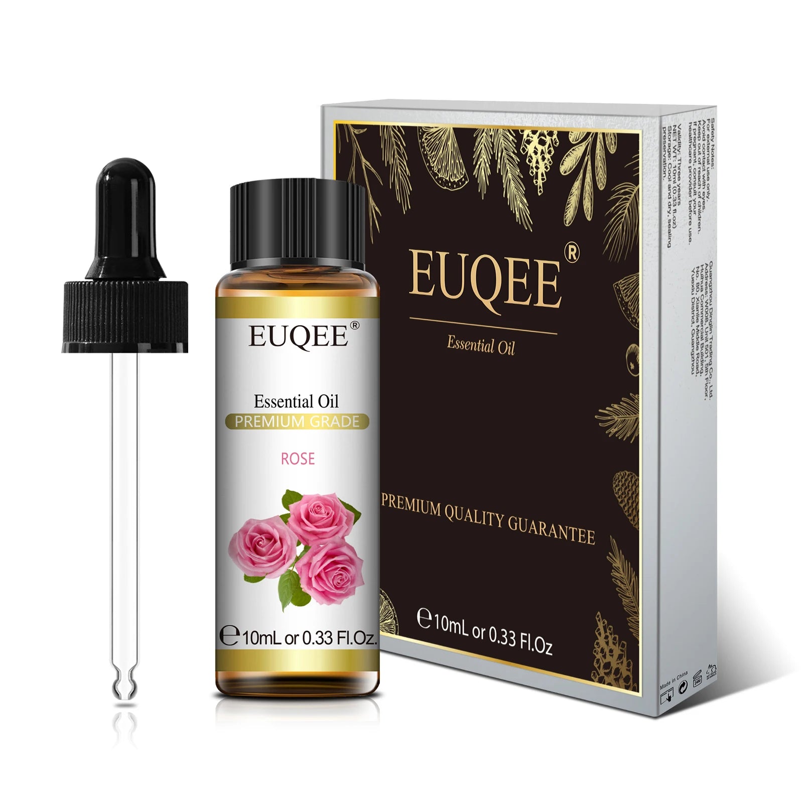EUQEE 10ML Natural Essential Oils Eucalyptus Spearmint Vanilla Lavender Lemon Oregano Oil For Humidifier DIY Soap,Candle Making