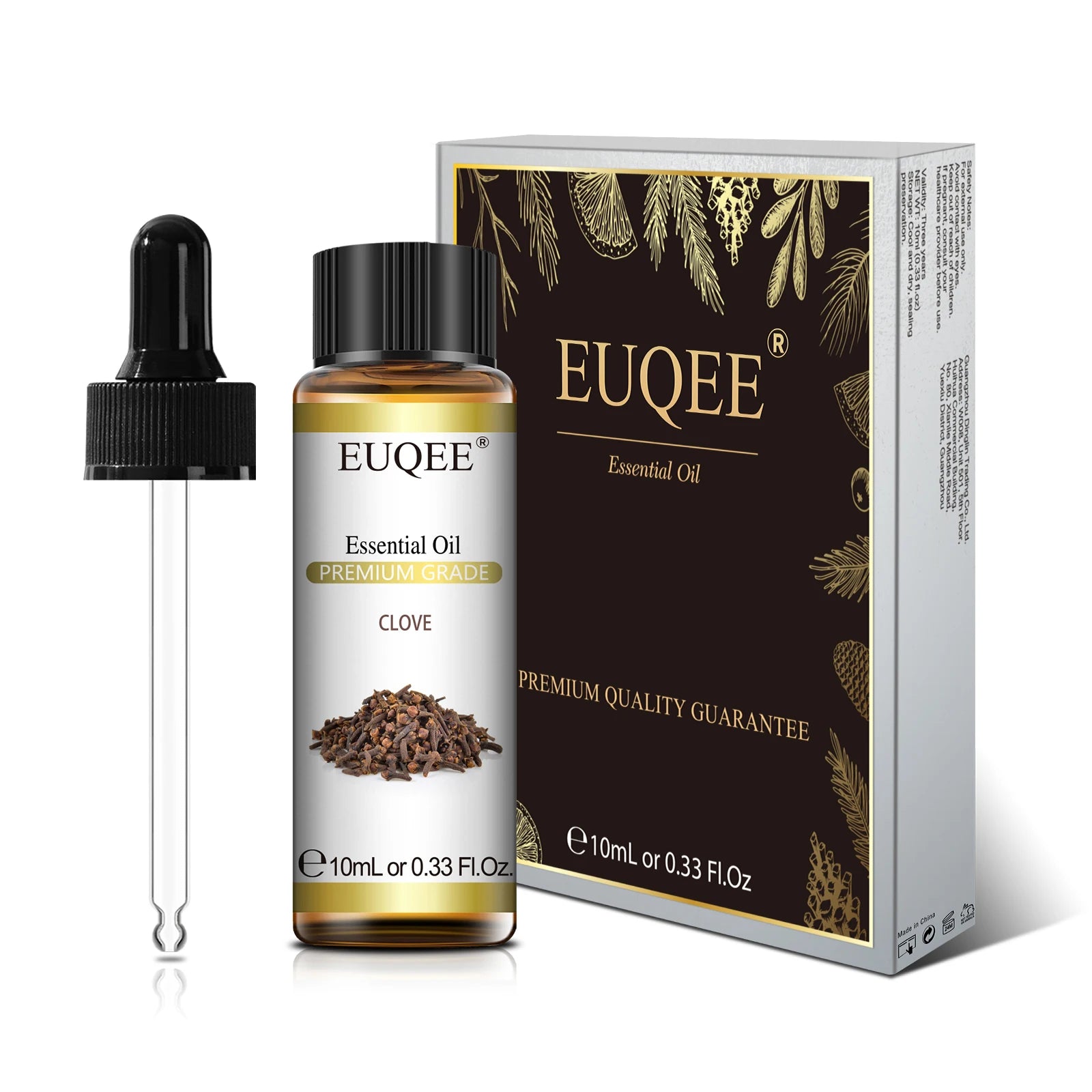 EUQEE 10ML Natural Essential Oils Eucalyptus Spearmint Vanilla Lavender Lemon Oregano Oil For Humidifier DIY Soap,Candle Making