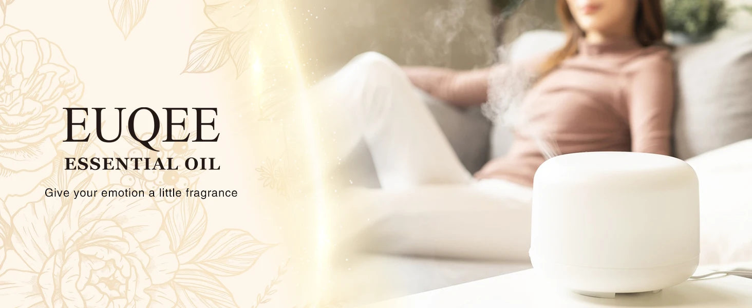 EUQEE 10ML Natural Essential Oils Eucalyptus Spearmint Vanilla Lavender Lemon Oregano Oil For Humidifier DIY Soap,Candle Making