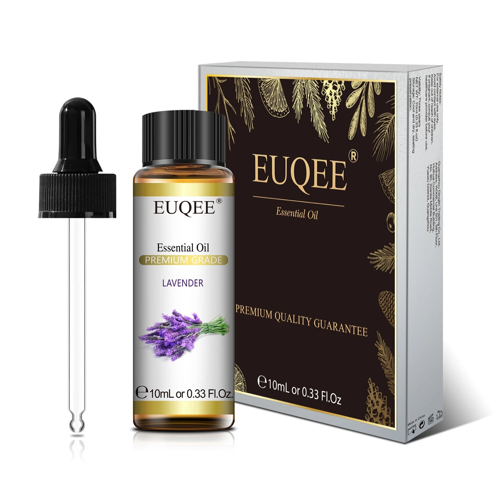 EUQEE 10ML Natural Essential Oils Eucalyptus Spearmint Vanilla Lavender Lemon Oregano Oil For Humidifier DIY Soap,Candle Making