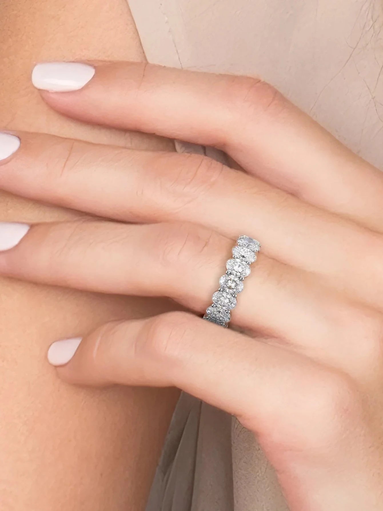 925 Sterling Silver Original Zircon Oval Fashion Ring for Women Gift Engagement Wedding Luxury High Quality Fine Jewelry