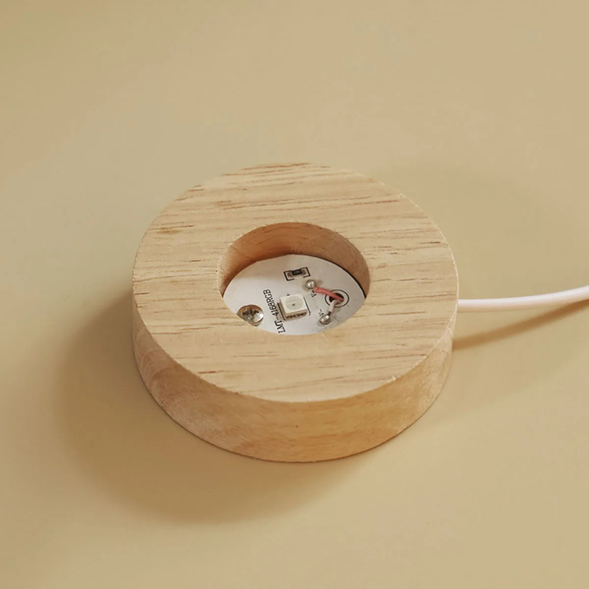 Essential Oil Diffuser with Natural Crystal Rocks, Passive Diffuser with Healing Crystals, USB Charger Wood Base Diffuser