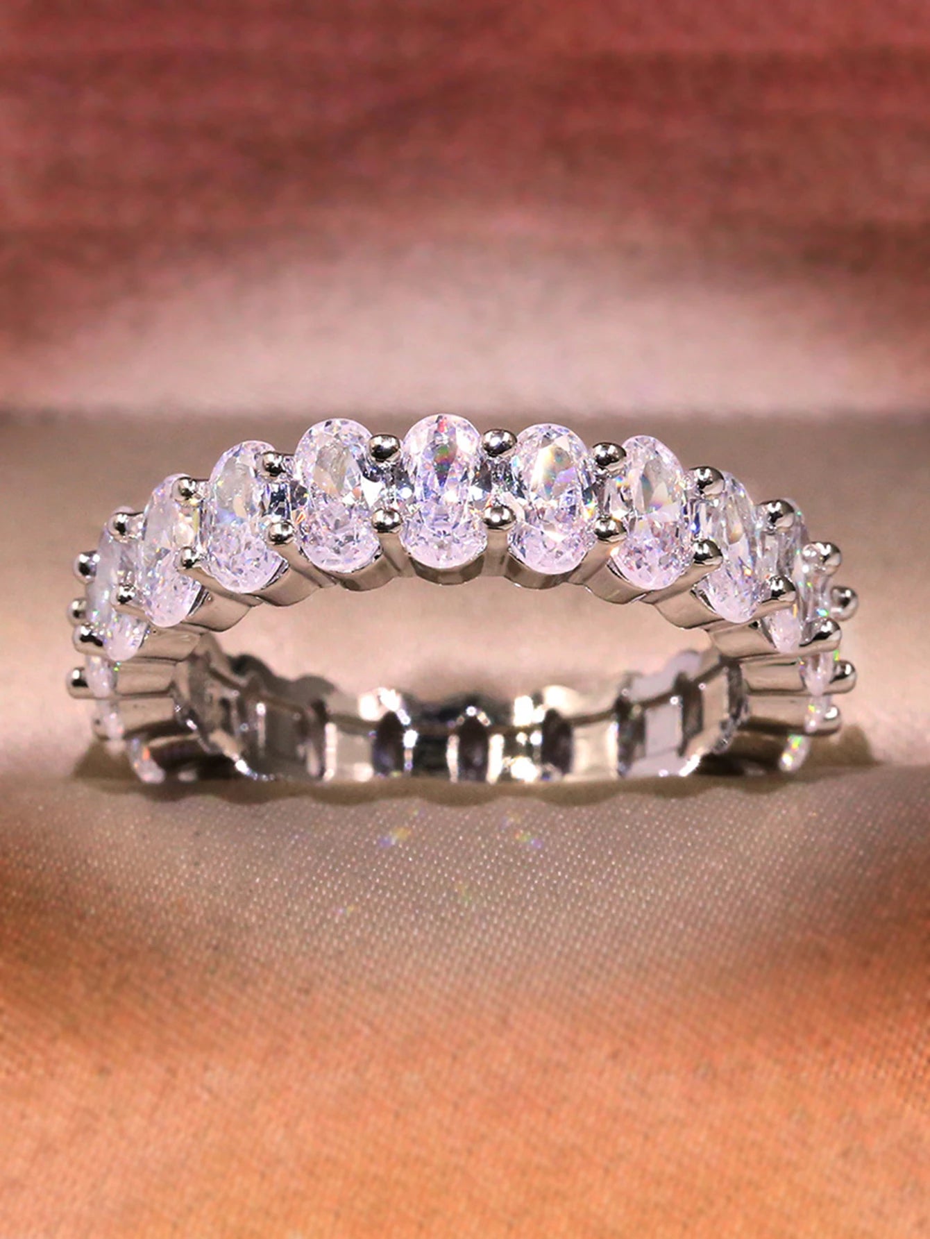 925 Sterling Silver Original Zircon Oval Fashion Ring for Women Gift Engagement Wedding Luxury High Quality Fine Jewelry